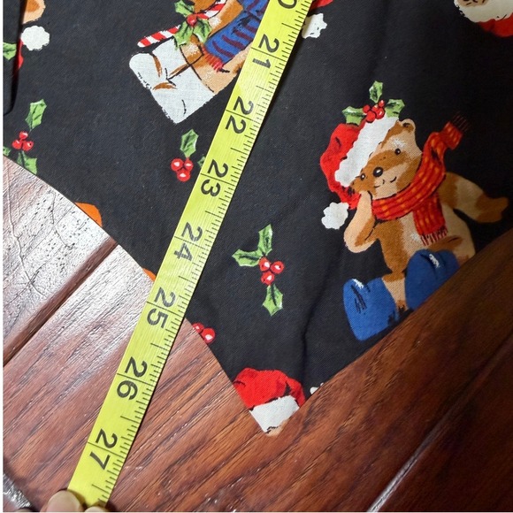 NWT NutCracker Womens 24 L/XL Holiday Teddy Bear Christmas Vest Novelty All Over - Picture 6 of 7
